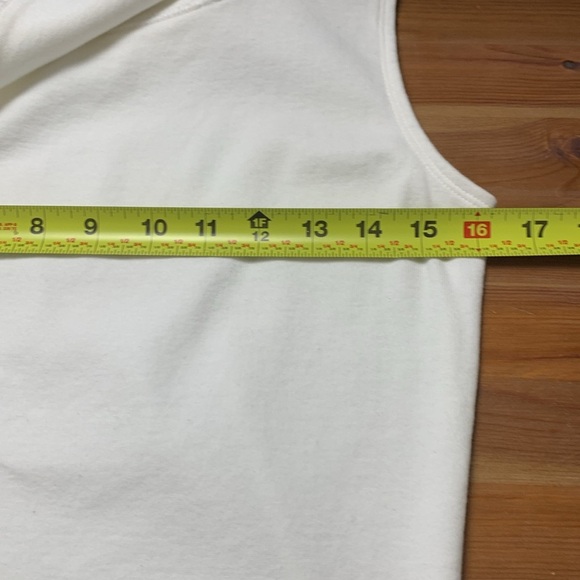 Rafaella Ivory Professional Top, Sleeveless 100% soft cotton - Picture 10 of 10